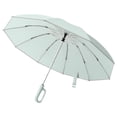 thumbnail image 2 of Ring Buckle Umbrella Reflective Strip Sturdy Windproof Travel Portable Reverse Automatic Umbrella Compact Folding Travel Umbrella Ring Buckle Fully Automatic Umbrella, 2 of 9
