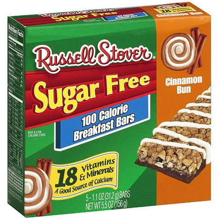 Russell Stover: Cinnamon Bun 100 Calorie Breakfast Bar, 5.5 oz
