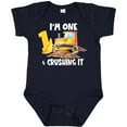 thumbnail image 3 of Inktastic I'm 1 and Crushing It Construction 1st Birthday Boys or Girls Baby Bodysuit, 3 of 5