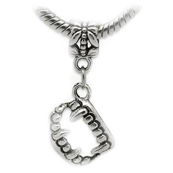 Hand Peace Sign Bead Charm Spacer For Snake Chain Charm Bracelet