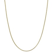 Luxury Chain Co. 18k Gold over Sterling Silver Italian 1.2mm Snake Chain Necklace, 20"