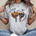 thumbnail image 3 of Retro Dripping Heart Halloween, Stay Creepy Unisex T-Shirt, Sizes S-5XL - Gategoo, 3 of 5