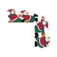 thumbnail image 2 of Marco de Puerta de Madera Navideño, Decoración Personalizada, Artesanía de Madera Maciza, Diseño 3D Vibrante, Complementario Festivo para El Hogar, Decoración para Fiestas, Tamaño 21,4 X 19,5 Cm, 2 of 7