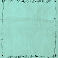 thumbnail image 1 of Ahgly Company Indoor Square Solid Light Blue Modern Area Rugs, 8' Square, 1 of 4