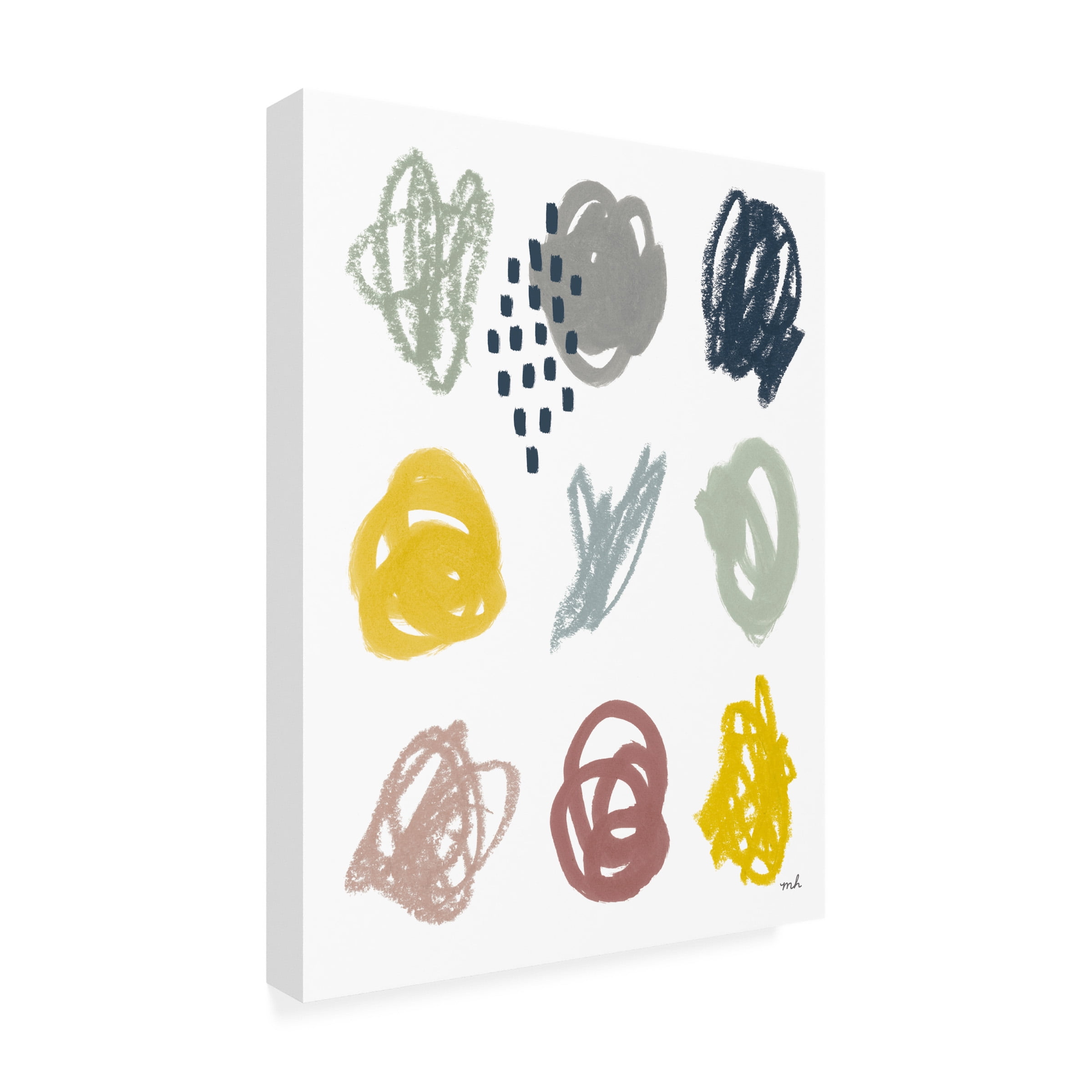 Moira Hershey 'Scribble II' Canvas Art