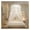 White, variant on Bed canopy with metal frame, 4 corner posts bed canopy, bed curtain mosquito net, lace double layer curtain, dustproof, for bedroom decoration