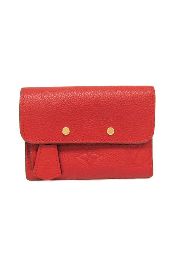 Pre-Owned Louis Vuitton Monogram Empreinte Pont Neuf Compact Wallet M62185 Women's Monogram...