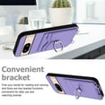 thumbnail image 6 of for Google Pixel 8 Phone Case Wallet with Crossbody Strap & Card Holder, Premium PU Leather Case, 360 Ring Holder Kickstand Durable Protective Women Men Cover for Google Pixel 8,Purple, 6 of 7