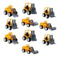 thumbnail image 4 of 10 Pcs Mini Camions de Construction Jouets de Voiture à Rétrofriction pour Enfants, 4 of 7