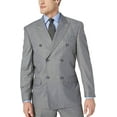 thumbnail image 2 of Adam Baker Designed, Men's 2-Piece Double Breasted Suit - Light Grey - 60R, 2 of 5