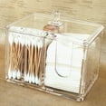 thumbnail image 3 of Omeite Cosmetic cotton storage box transparent cosmetics makeup remover cotton small box, 3 of 6