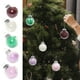 thumbnail image 1 of Bolas de adornos navideños inquebrantables | Esferas transparentes de plástico rellenables | Decoración navideña ligera de 6 cm de diámetro | Rojo Rosa Porrete Verde Blanco Variado | Mochila duradera, 1 of 6