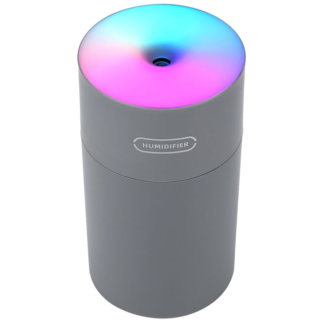 Humidificador de aire, minihumidificador de luz colorida de escritorio USB de 270ml, durabilidad mejorada
