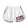 thumbnail image 2 of Pantalones Cortos para Mujeres de Cintura Alta Moda Casual Pantalones Cortos Sueltos Impresos Sexy, Cintura Elástica Cuerpos Pantalones Cortos de las Señoras, Vestir de Verano de Poliéster, 2 of 5