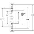thumbnail image 2 of Keyed White Sliding Patio Door Lock, 2 of 2