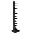 thumbnail image 1 of SEI Furniture 65 Inch Freestanding 12 Tier Metal Spine Tower Book Shelf, Black, 1 of 5