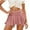 X2 Pink, variant on Women's Lace Mini Skirt with Shorts Elegant Mesh Short Skirts Layered Ruffle Skirts A Line Hight Waisted Skirt Skort,Color:Red,Size:XXL