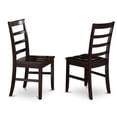 thumbnail image 2 of East West Furniture Antique 5-piece Wood Kitchen Set with 4 Chairs in Cappuccino, 2 of 4