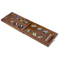 thumbnail image 2 of Mancala Kids Mancala Board Game with Stones Folding Game Board Children Board Game Travel Family Game, 2 of 7
