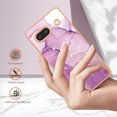 thumbnail image 3 of Compatible avec Google Pixel 7A Étui Souple Motif Marbre Couverture de Protection Améliorée pour Appareil Photo et Écran, 3 of 5