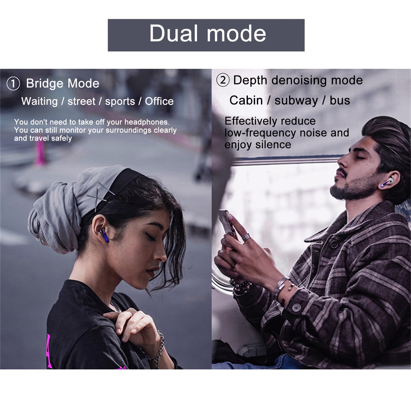 Go Air Pop True Wireless Bluetooth Earbuds & Charging Case - Black, Dual Connect, IPX4 Sweat Resistance, Bluetooth 5 Connection, 3 EQ Sound Settings Signature, Balanced, Bass Boost
