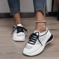 thumbnail image 4 of Babysbule Shoes Women, Summer Fashion Rhinestone Flying Woven Color Matching Women's Mesh Sports Shoes, 4 of 5