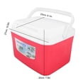 thumbnail image 2 of Boîte de Refroidissement Plus Chaude Réchauffeur Refroidisseur Température Constante Longue Durée Boîte de Réfrigérateur Portable avec Poignée pour Aliments Médicaments Voiture Camping 5 L Rouge, 2 of 9