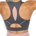 thumbnail image 4 of White Mark Women's Cut Out Back Mesh Sports Bra, 4 of 5