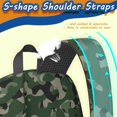 thumbnail image 3 of 17 Inch Lightweight Backpack,PVC Waterproof Oxford Fabric, Ergonomically Designed, with Large Capacity, Camouflage Print, 3 of 5