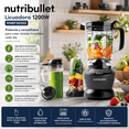 thumbnail image 2 of Licuadora NutriBullet 3 Velocidades con Jarra de 64 oz y  Función Pulse y Programa Extract 1200W Reacondicionada, 2 of 11