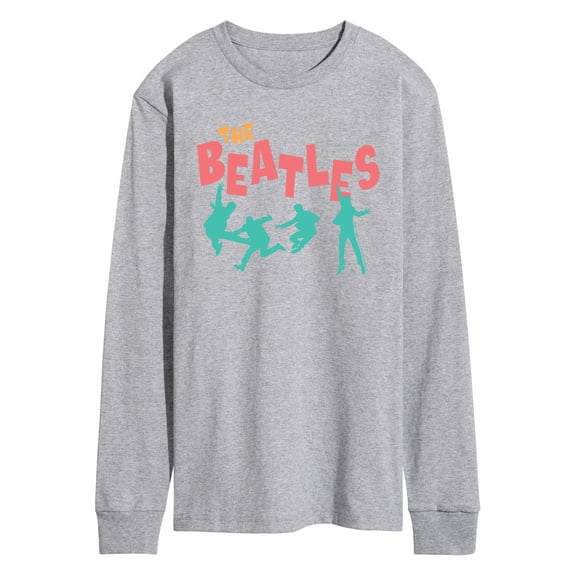 The Beatles - Jumping Silhouettes - Men's Long Sleeve Graphic T-Shirt