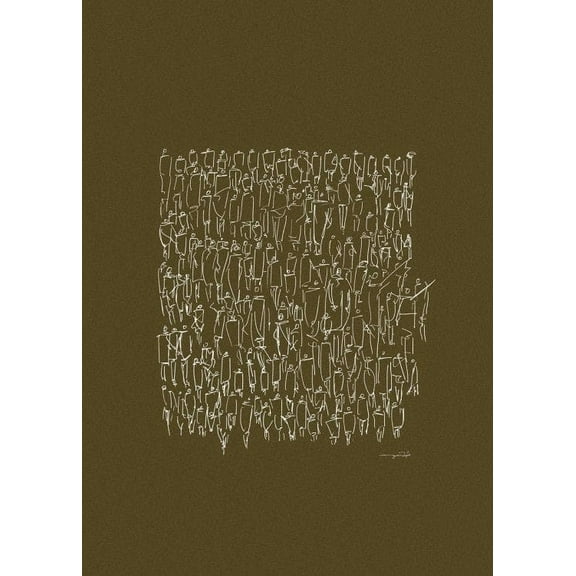 Mie & Him - People Print Wall Art, Modern Wall Decor For Living Room Bedroom, 8x12 UNFRAMED