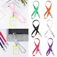 thumbnail image 5 of 1Pcs Colorful Office Supplies Name Tag Hanging Rope Badge Holder Lanyard ID Card Holder Neck Strap Lanyards GREY, 5 of 8