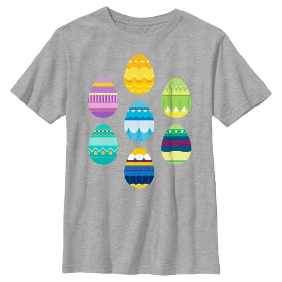 Boy's Disney Princess Easter Eggs Graphic Tee Athletic Heather Large