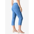 thumbnail image 3 of Roaman's Women's Plus Size 24/7 Stretch Capri Jean, 3 of 4
