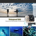 thumbnail image 6 of HD Action Camera 4K, 2 Inch Screen, 30M Waterproof Pro Helmet Camera, Recording Camera Sports Camcorders ,Wide USe, 6 of 7