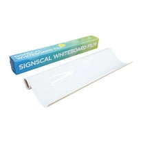 Dry Erase Whiteboard Film Surface White Board Dry Erase for Walls Doors Tables Chalkboards Whiteboards and More, Removable, Stain-Proof, Easy Installation, 1.83 ft x 2.75 ft Roll , White 1Pcs