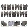 thumbnail image 2 of Shuliwen 10 Pairs Guest Spa Slippers Non-Universal Men's Hotel Sauna Grey, 2 of 10