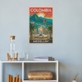 thumbnail image 4 of Nostalgic Vintage City Travel Poster of Medellín Featuring Cobblestone Streets And Art Style Print Poster, 4 of 8
