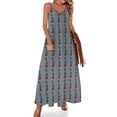 thumbnail image 1 of Vestido sin mangas con estampado de hermanas, vestido de noche para mujer, vestido de verano para mujer coreana, 1 of 7