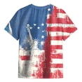 thumbnail image 4 of Gerichy Boys Tshirts,Boys 4th of July Shirt Toddler Kids Baby Boys Girls Letter Galaxy Print Short Sleeve Crewneck T Shirts Tops Tee Clothes For Children, 4 of 5