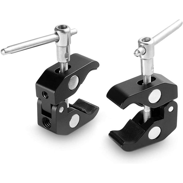 Pince Super Multifonction pour Accessoires de Photographie, Robuste et Durable avec Mâchoire Réglable de 12Mm à 55Mm, Adaptée pour Appareils Photo Reflex, Poteaux, Lumières, Crochets