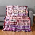 thumbnail image 2 of LHSHID Couverture de Lit Cadeau 50e Anniversaire pour Femmes 60x80 Po, 2 of 7