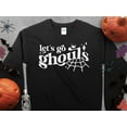 thumbnail image 2 of Let's Go Ghouls, Hallween Sweatshirt, Halloween Sweatshirt, Funny Halloween Shirt, Skeleton Shirt, Fall Shirt, Cute Womens Fall T-shirt, 2 of 8