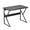 Black, variant on Fompes Standing Desk Sit Stand Up Desk,Black Computer Desk,Home Office Desk,40-Inch Long Modern Writing Desk with Storage Shelf, U-Shaped Legs