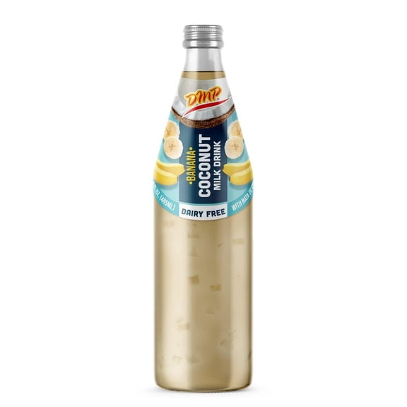 De Mi Pais Banana Coconut Milk Drink, Dairy-Free & Lactose-Free Coconut Beverage, 16.4 fl oz Bottles,3-Pack