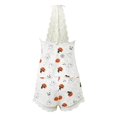 thumbnail image 5 of MEZZALL Women's Halloween Ghost Pumpkin Cami Pajama Set V Neck Halter Tops Lace Shorts 2 Piece Sleepwear Loungewear for Bedroom, 5 of 7