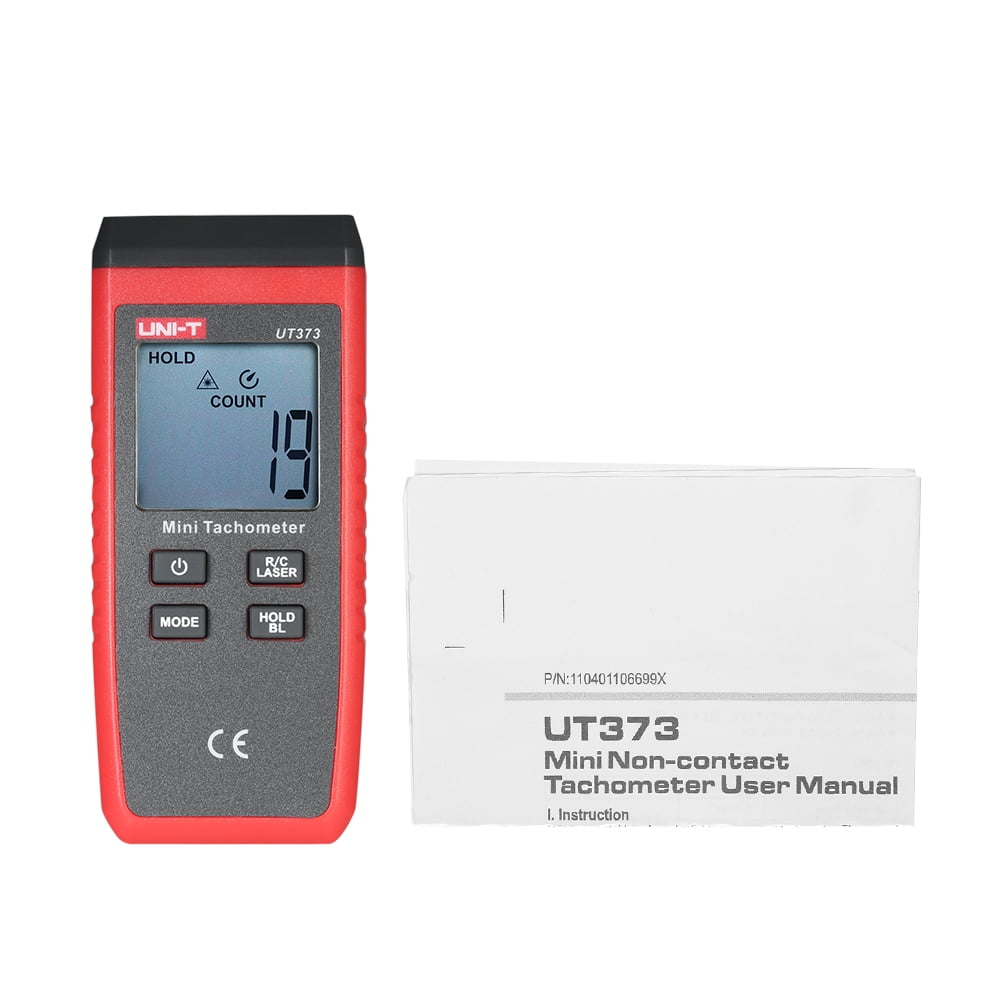 UNIT UT373 Handheld LCD Digital Tachometer Speedometer Tach Meter