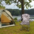 thumbnail image 4 of Four Seasons Courtyard Oversized Folding Outdoor Chair Set, 4 Pack, Camo, 4 of 7
