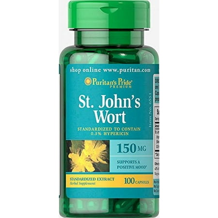 Puritan's Pride St. John's Wort Standardized Extract 150 mg-100 Capsules